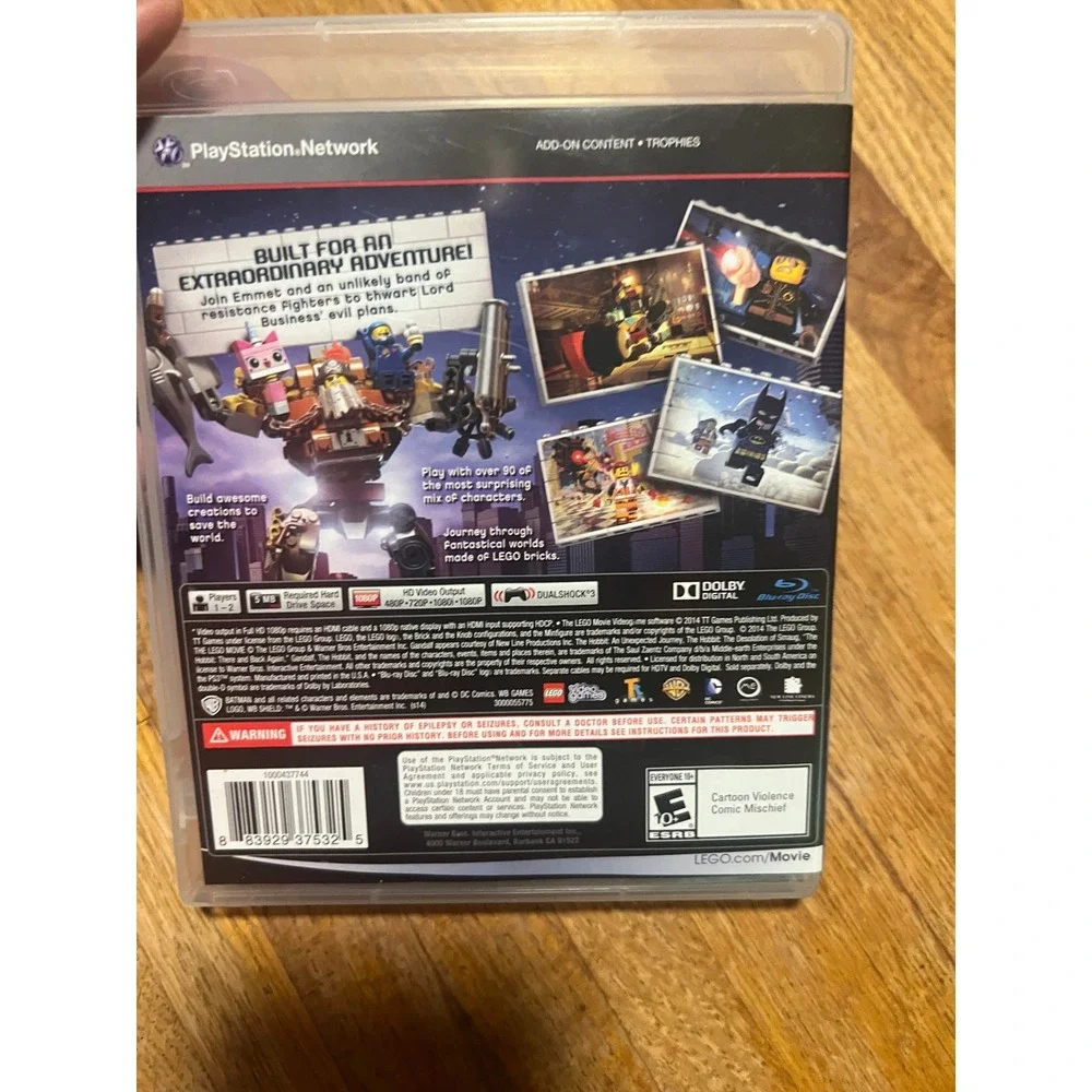 The LEGO Movie Videogame Sony PlayStation 3 PS3 Action Adventure Game CIB